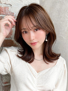 30代40代の明るい白髪染めで垢抜ける結べるレイヤーボブ - AFLOAT/L 錦糸町【アフロートエル】掲載