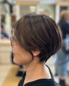 バーム仕上げショートスタイル