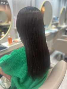 さらつや暗髪ストレート♪