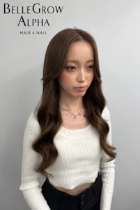 カラー＋エクステ - BELLE GROW ALPHA HAIR&NAIL掲載