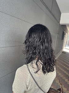 癖毛生かすデジタルパーマ