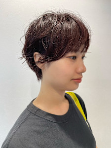 コンパクトマッシュショートボブニュアンスパーマパーマ横浜 - salon de joe横浜/レディースパーマ/メンズパーマ/レイヤーカット掲載