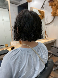 ショートボブニュアンスパーマパーマデジタルパーマ横浜 - salon de joe横浜/レディースパーマ/メンズパーマ/レイヤーカット掲載