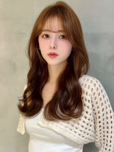 仙台髪質改善縮毛矯正韓国レイヤーカット前髪外ハネボブ顔周り