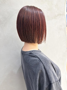 髪質改善カラー/髪質改善ストレート/ボブスタイル