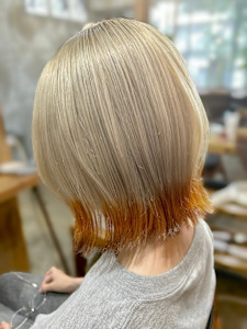 フォックスカラー×ホワイトベージュ - enne  hair&organic掲載