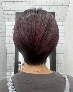 髪質改善ストレート 広島市中区｜後ろ姿が美しい丸みショート - Legare掲載