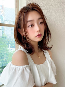 2wayバングで小顔効果！フェイスレイヤーで作るくびれヘア - AFLOAT/L 錦糸町【アフロートエル】掲載