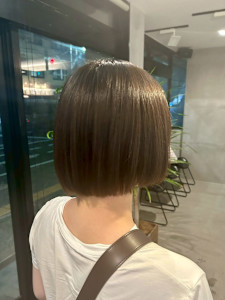 (工藤)バッサリカットでミニボブに