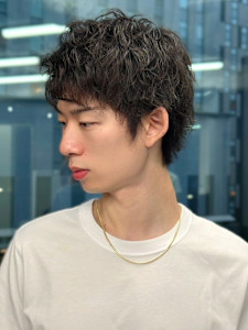 ツイストスパイラルパーマ 束感 眉毛カット マッシュパーマ - 髪質改善 SEPT. 天神大名掲載