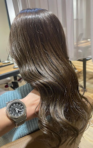 マロンベージュ×7step髪質改善トリートメント