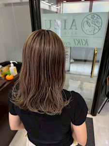 ニュアンスカラー - AIZU本厚木 白髪ぼかし ハイライト バレイヤージュ 髪質改善掲載