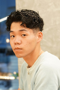 ラルフカール　オールバックパーマ - 床屋にもう掲載