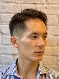 癖毛風パーマ×ショート