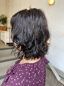 ボブレイヤー　パーマスタイル