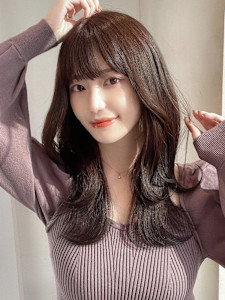 暗髪×髪質改善で憧れのツヤ髪に♪ワンカールセミロング - AFLOAT/L 錦糸町【アフロートエル】掲載