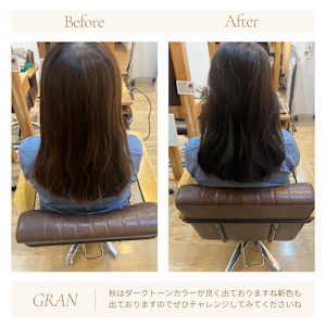 お客様髪質改善データ1979（秋のお勧めカラー）