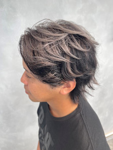 メンズショート/ハイライトバレイヤージュ