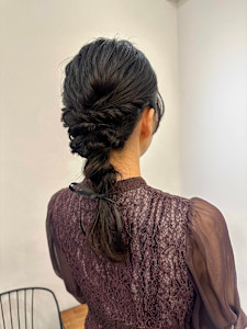 池袋 ヘアセット ヘアアレンジ お呼ばれヘア 編み下ろし♪ - LILIANA掲載