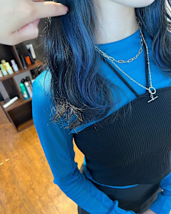 インナーカラー blue - N°Elune 秋田店掲載