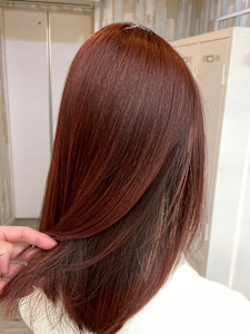 肌馴染み◎暖色系カラー　レッドブラウン - N°Elune 秋田店掲載