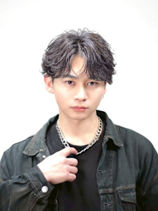 渋谷駅/学割U24/メンズサロン/フェザーパーマ