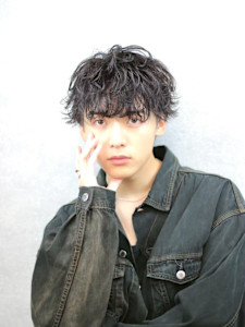 渋谷駅/学割U24/メンズサロン/フェザーパーマ
