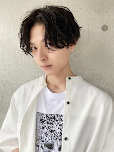 渋谷駅/学割U24/メンズサロン/フェザーパーマ