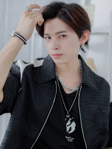 アップバングレッドブラウンモテマッシュ　チョコレートブラウン - mod's hair【モッズヘア】上尾/上尾西口店掲載