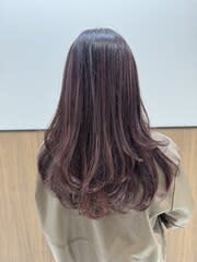 レイヤー×ピンクブラウン