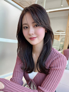 小顔に見える前髪！くびれレイヤー × オリーブグレージュ - AFLOAT/L 錦糸町【アフロートエル】掲載