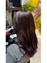 大人かわいいミディラベンダーインナーカラー - ROW町田掲載