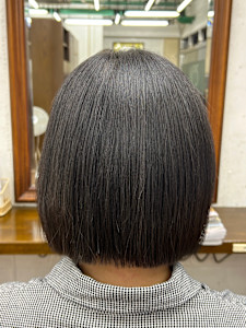 縮毛矯正ロング⇒ショートボブに