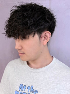 ツイストスパイラルパーマ 黒髪 マッシュショート 【札幌】 - THIS IS BARBER掲載