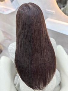 ワイドバング/ホワイトブロンド[髪質改善/ヘアセット/大宮]