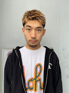 メンズ　スパイキーショート　※ブリーチ有