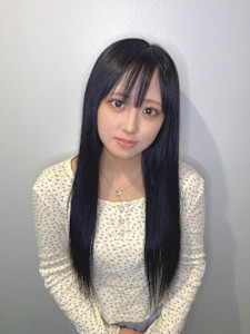 美髪黒髪ロング