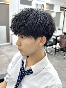 短すぎず長すぎないマッシュ