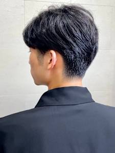 大人センターパートショート【新宿/バーバー/理容室】