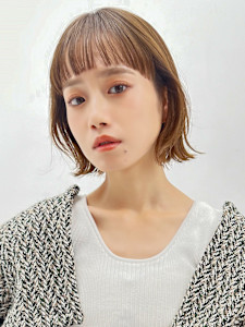 【La fith】ぱつっとボブ×オン眉 - La fith hair root 大橋店掲載