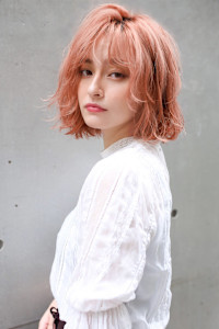【La fith】 ピンクベージュ×ボブ - La fith hair clan 広島本通店掲載