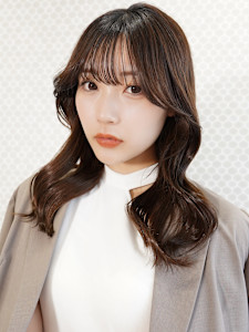 【La fith】オリーブブラウン×くびれセミロング - La fith hair coco 博多店掲載