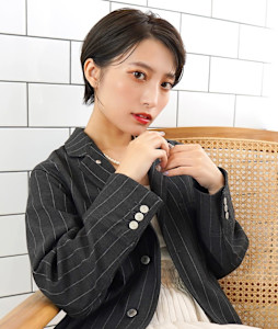 【La fith】丸みショート×アッシュブラック - La fith hair coco 博多店掲載