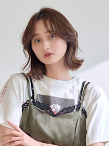 【La fith】オリーブブラウン×外ハネボブ - La fith hair SEnSE 広島袋町店掲載