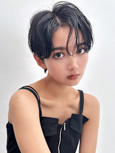 【La fith】ハンサムショート×美シルエット×暗髪カラー - La fith hair SEnSE 広島袋町店掲載