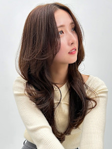 【La fith】マロングレージュ×カーテンバング - La fith hair SEnSE 広島袋町店掲載