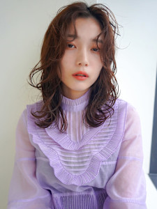 【La fith】 ピンクブラウン×くびれミディ×プリカール - La fith hair SEnSE 広島袋町店掲載