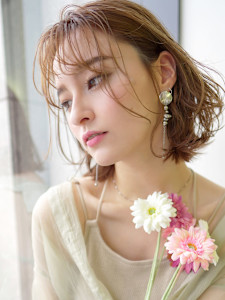 【La fith】くびれミディアム×ミルクベージュ - La fith hair SEnSE 広島袋町店掲載