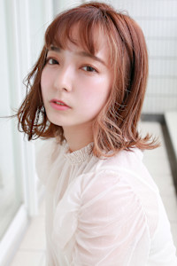 【La fith】イヤリングカラー×ミルクベージュ - La fith hair SEnSE 広島袋町店掲載