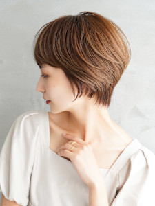【La fith】丸みショート×シアーベージュ - La fith hair santie 広島駅前店掲載
